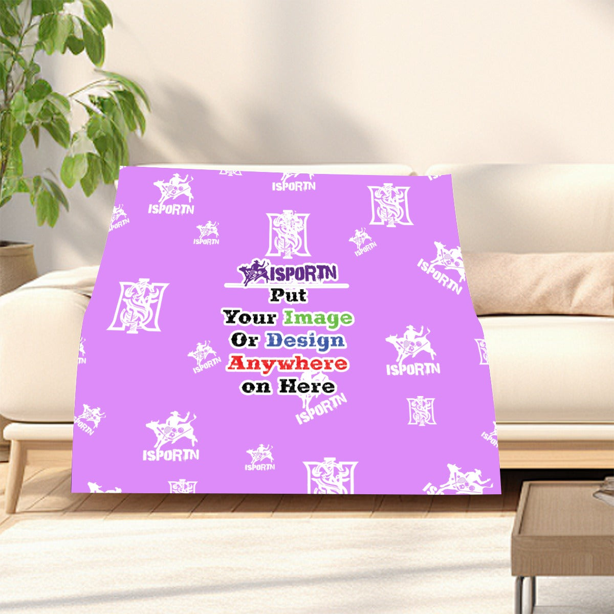 iSportn Ultra-Soft Throw Blanket – Velvet-Like Texture | Lightweight, Foldable, Wrinkle-Resistant |