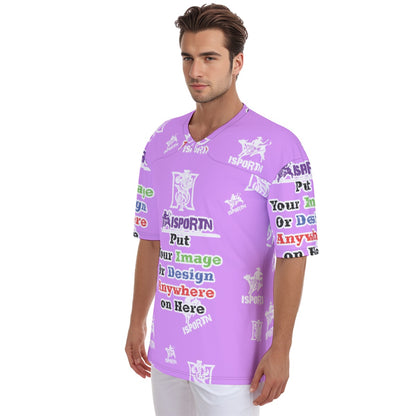 iSportn V-Neck Football Jersey – Classic Style | Breathable, Skin-Friendly Fabric | 100% Polyester |