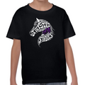 Kids' "Horse Head Logo in White" Horse Barn Short Sleeve T-Shirts: Twisted M Stables Collection - Vibrant Designs, Durable Comfort