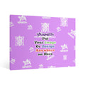 Custom Framed Wall Art 4:3 Polyester Canvas | Add Your Favorite Ai or Family Artwork | Made in USA