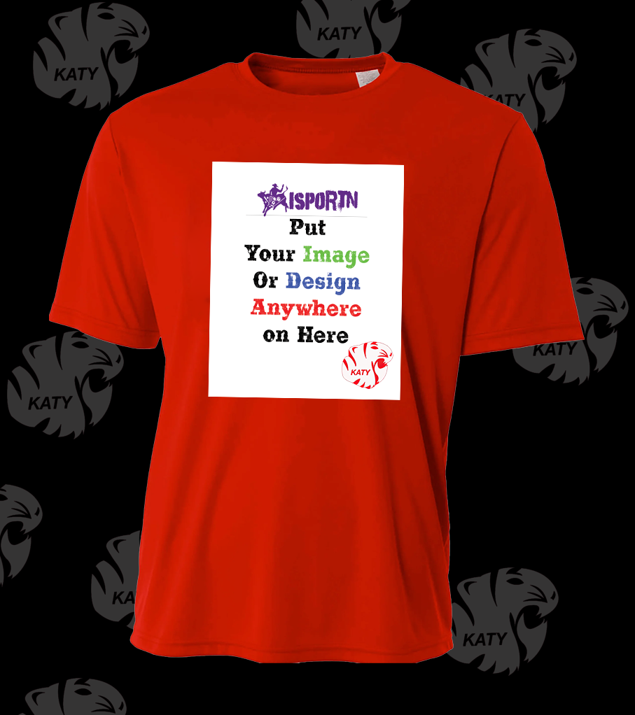 Upload your Own Design for Katy High School Band & Color Guard Dri-Fit T-Shirt – Support Spirit Wear by iSportn & WhatTheDTF