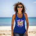 Twisted M Stables "Country Loving, Heart" Racerback Womens Tank Top for Spring & Summer Time-XL-XXL