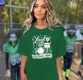 Loud and Proud Football Mom – Vibrant Print T-Shirt for Mom on kids Football Game Day, Multiple Colors, Customize