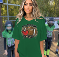 Touchdown Season – Vibrant Print T-Shirt for Mom on Kids Football Game Day, Multiple Colors, Customize