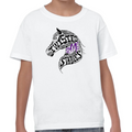 Kids' "Horse Head Logo in Black" Horse Barn Short Sleeve T-Shirts: Twisted M Stables Collection - Vibrant Designs, Durable Comfort