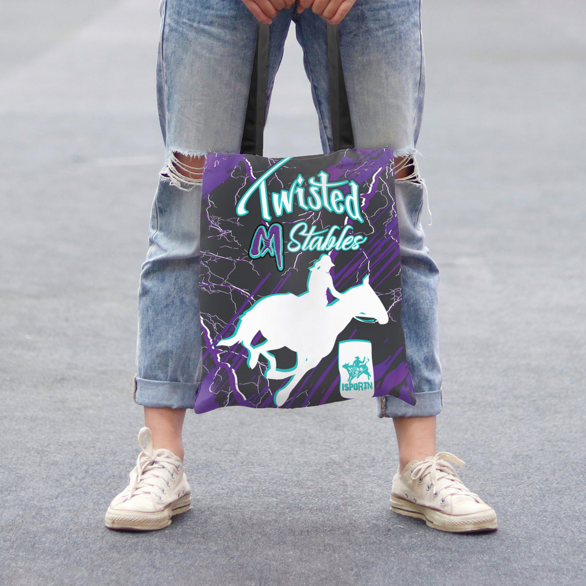 Twisted M Stunning Carry/ Shopping/ Travel Bag (double-sided design)
